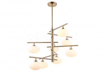 Подвесная люстра FIORENZO Italux MDM3661-8 BRO+W