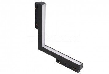 Магнитный трековый светильник ALFA SAGA CORNER B 24W DALI CCT DIMM BK Azzardo AZ6289