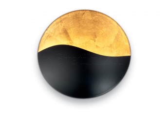 Бра SUNRISE AP3 NERO E ORO Ideal Lux 133270