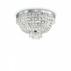 Люстра стельова CAESAR PL5 CROMO Ideal Lux 103792