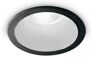 Встраиваемый светильник GAME ROUND BLACK WHITE Ideal Lux 192338