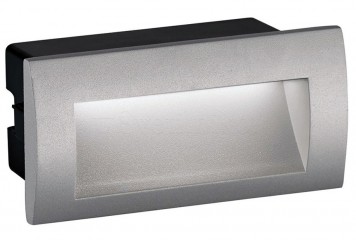 Вуличний вбудований світильник RIVA LED w14 AL Viokef 4124900