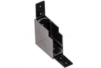 Соединитель BETA CORNER 90 B BK Azzardo AZ5160