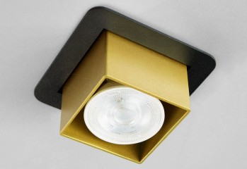 Точечный светильник R2D2 BK/GO Imperium Light 30416.05.12