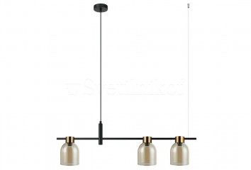 Підвісна люстра SERVIO Italux PND-66892-3-BK-AMB