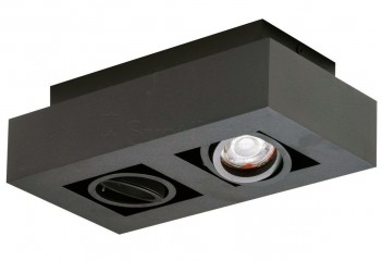 Точковий світильник NIKEA 2 GU10 BK Azzardo AZ4435