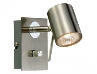 Настенный светильник MARKSLOJD HYSSNA 1L Steel 104440