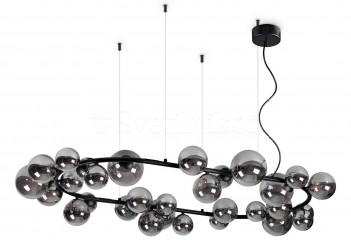Подвесная люстра PERLAGE 30 BK Ideal Lux 296753