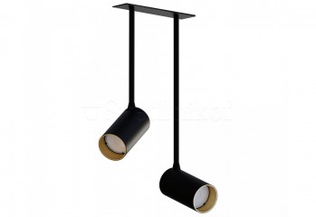 Спот врезной MONO LONG 2 BK/GO Nowodvorski 7682