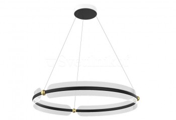 Підвісна люстра FARIS LED Italux PND-62738-53W-3K-BK-GD