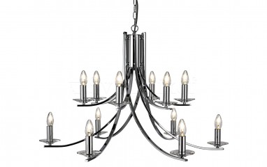 Подвесная люстра Searchlight Ascona 41612-12CC