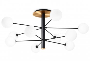 Стельова люстра COSMOPOLITAN 10 BK Ideal Lux 273693