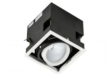 Спот вбудований Italux Vertico GL7108-1/18W 3000K WH+BL