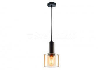 Подвесной светильник SANTIA Italux PND-65342-1-BK+AMB