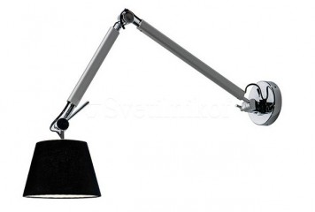 Бра ZYTA S Azzardo MB2300-S-ALU/BK