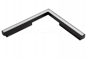 Магнитный трековый светильник ALFA SAGA CORNER A 24W SWITCH DIM BK Azzardo AZ6244