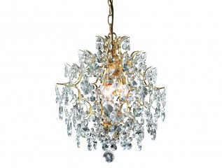 Люстра кришталева MARKSLOJD ROSENDAL 3L Gold 100524