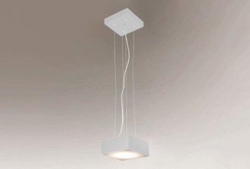 Подвесной светильник ZAMA 1 SQ LED WH Shilo 7655