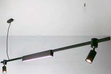 Підвісна люстра TWIST GU10+LED 4000K 150 cm BK Imperium Light 4443150.05.92