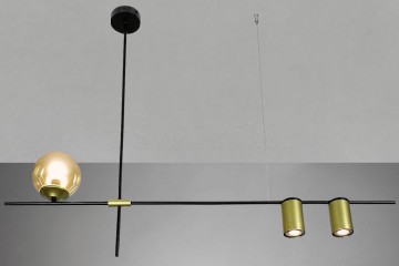 Підвісна люстра JENNY 2+1 BK/BS/BR Imperium Light 375390.05.12.23