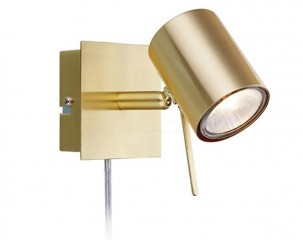 Настенный светильник MARKSLOJD HYSSNA LED 1L Brass 106316