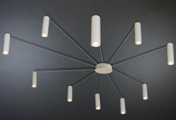 Стельова люстра ACCENT 10 WH Imperium Light 3701020.01.01