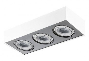 Точечный светильник PAULO 3 LED Azzardo GM4301-7W-DIM-WH/ALU