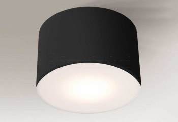 Плафон ZAMA LED 4000K R 12cm BK Shilo 8410