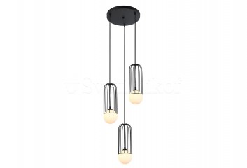 Підвісна люстра SIMON Italux MDM-3938/3 BK