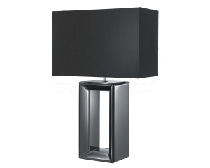 Настольная лампа Searchlight Mirror table EU1610BK