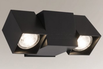 Спот настенный BIZEN 2 BK Shilo 7932