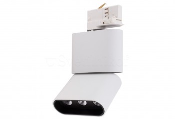 Трековий світильник MARVEL WH/BK Maxlight S0001