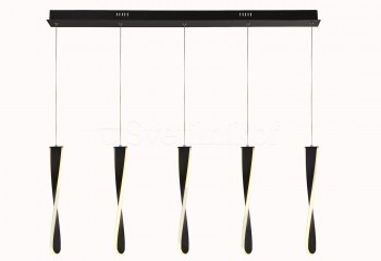 Подвесная люстра PADDLE LED Searchlight 8675-5BK