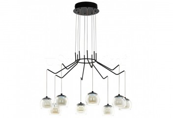 Підвісна люстра ROVIGANA LED 8 BK Eglo 39511