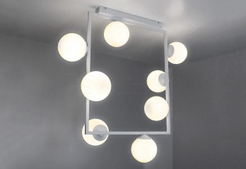 Потолочная люстра FROST 8l WH Imperium Light 140962.01.01