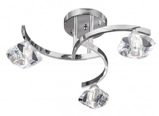 Потолочная люстра Searchlight Sculptured Ice II 8083-3CC