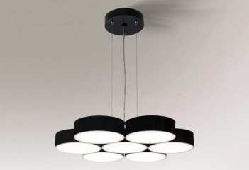 Подвесная люстра ZAMA 7 LED BK Shilo 7541