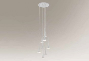 Підвісна люстра KANZAKI LED 8 WH Shilo 7943