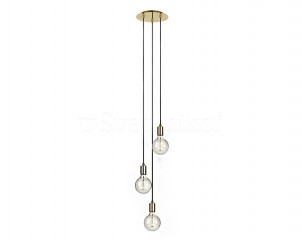 Подвесной светильник MARKSLOJD SKY 3L Brass round 106333