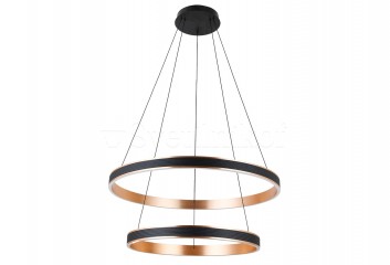Підвісна люстра RIO 2 LED DIM BK/GO Azzardo AZ5779
