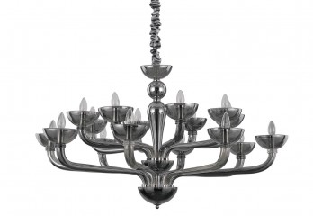 Подвесная люстра CASANOVA SP16 FUME Ideal Lux 095639