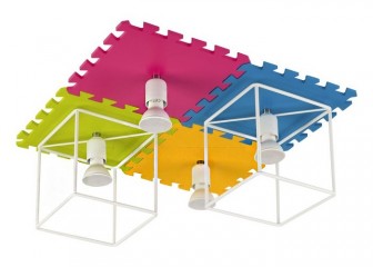 Дитячий стельовий світильник Nowodvorski BLOCKS IV 9726