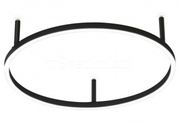 Світлодіодна люстра стельова ORACLE SLIM 50cm BK Ideal Lux 265988