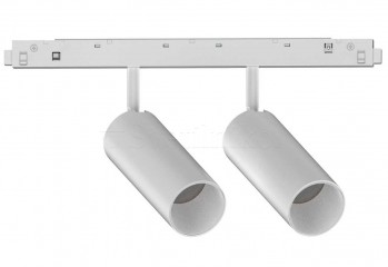 Трековый светильник EGO TRACK DOUBLE 24W 3000K 1-10V WH Ideal Lux 303659