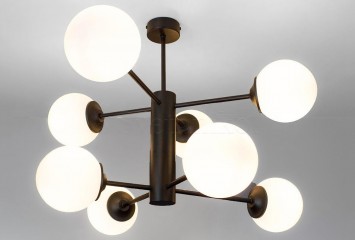 Люстра Atlant 8 BK/WH Imperium Light 256866.05.01