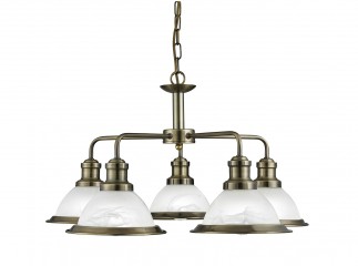 Подвесная люстра Searchlight Bistro 1595-5AB