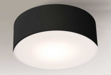 Плафон ZAMA LED 4000K R 7cm BK Shilo 8408