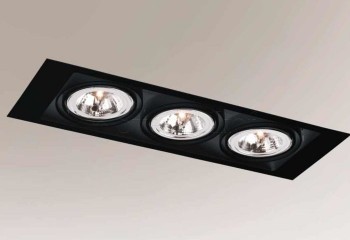 Точечный светильник MUKO 3 GU10 BK Shilo 3314