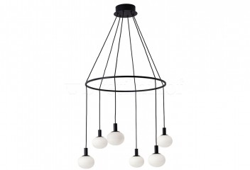 Підвісна люстра ANGELO 6 BK Viokef 4249100