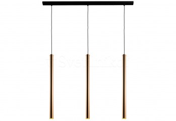 Підвісний світильник AKADI 3 GO/BK Amplex 0133